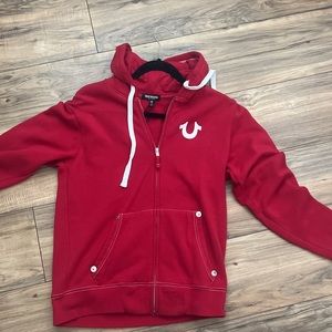 True religion zip up hoodie